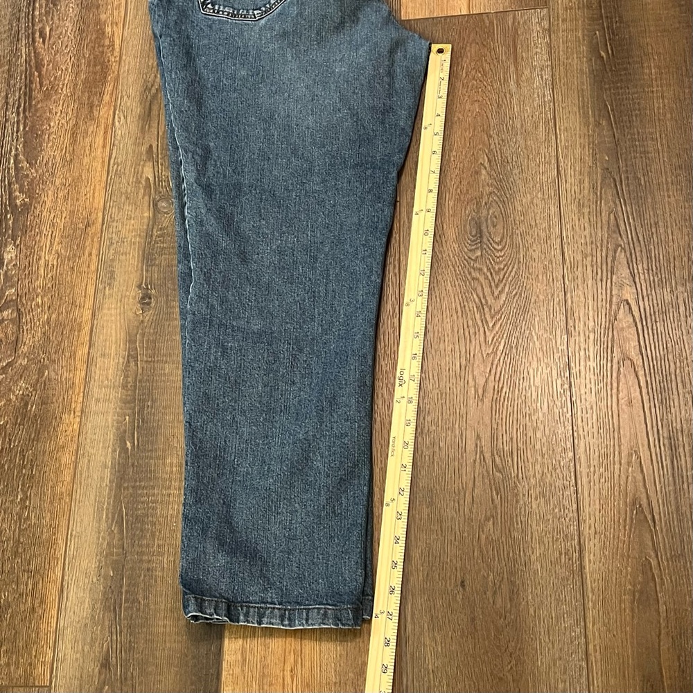 Hiltl ZE500 Blue Jeans Mens 42x28 Kid Contemporary‎ Fit Medium Wash Straight Leg - Picture 14 of 16